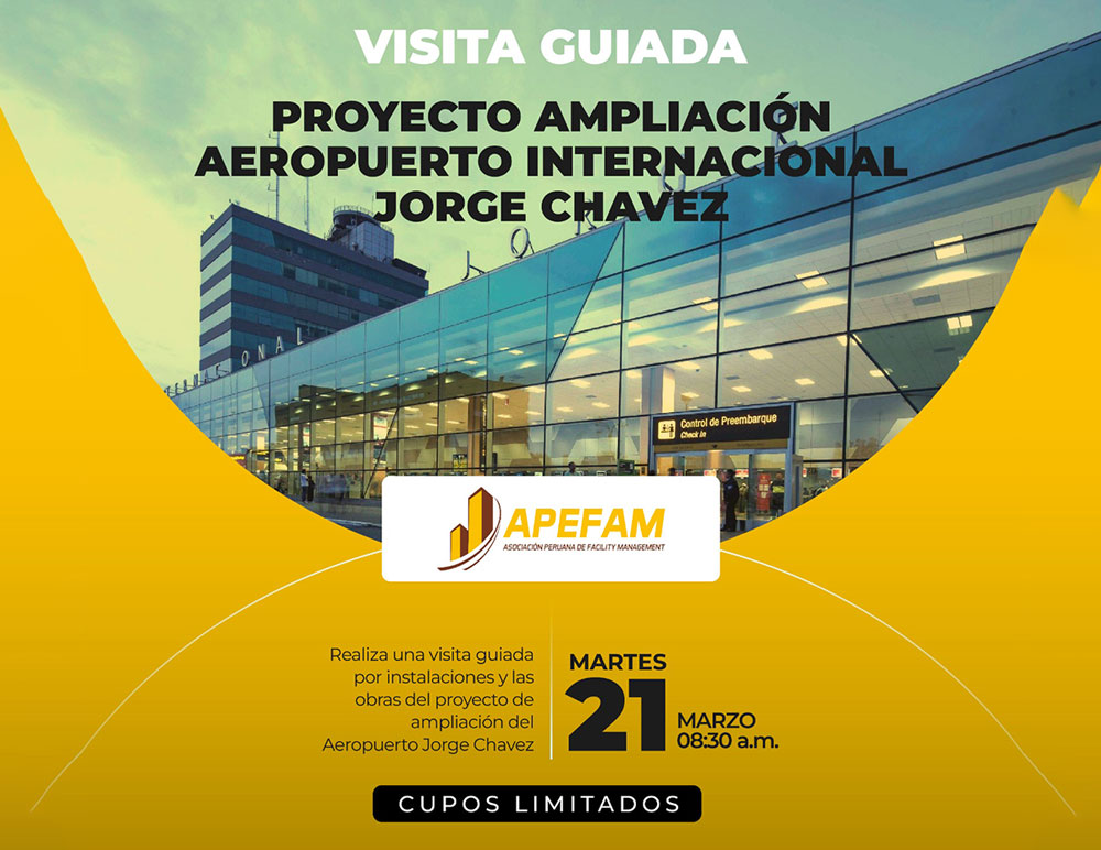 Tuvimos el agrado de organizar para nuestros asociados, una visita para apreciar el avance de la construcción del mega proyecto para el nuevo Aeropuerto Internacional Jorge Chávez, el cual tendrá…